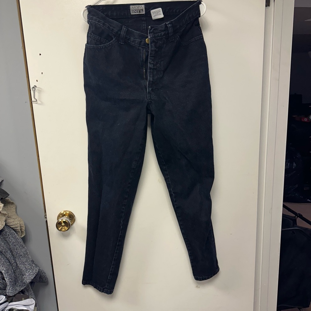 Vintage Black Denim Jeans